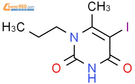 856766 19 3 2 4 1H 3H PYRIMIDINEDIONE 5 IODO 6 METHYL 1 PROPYL 化学式结构