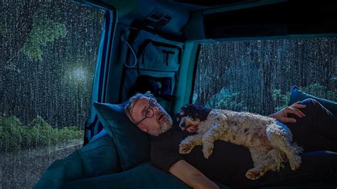 Relax And Sleep Instantly In Minutes With Heavy Rain On Car Windows