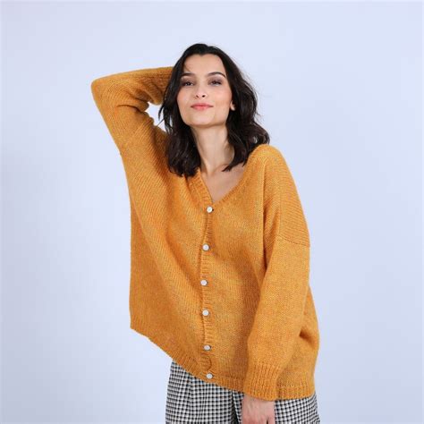 Pull Col V Avant Et Arri Re En Mohair Simon Maison Montagut