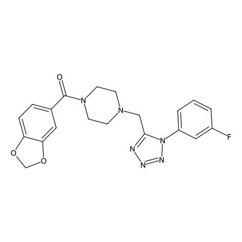 Buy Benzo D 1 3 Dioxol 5 Yl 4 1 3 Fluorophenyl 1H Tetrazol 5 Yl