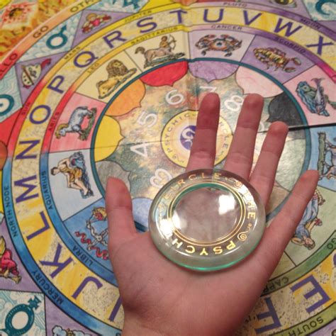 Psychic Circle Ouija Board Cartomancy Divination Tool Etsy