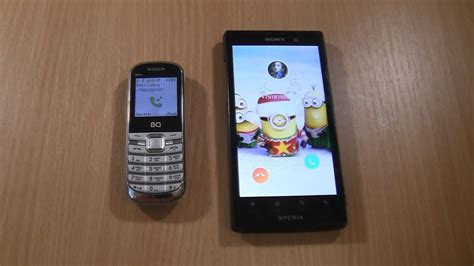 Incoming call & Outgoing call at the Same Time BQ Nano 1415+Sony Xperia ...