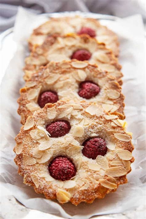 Almond Raspberry Financiers Foodtasia