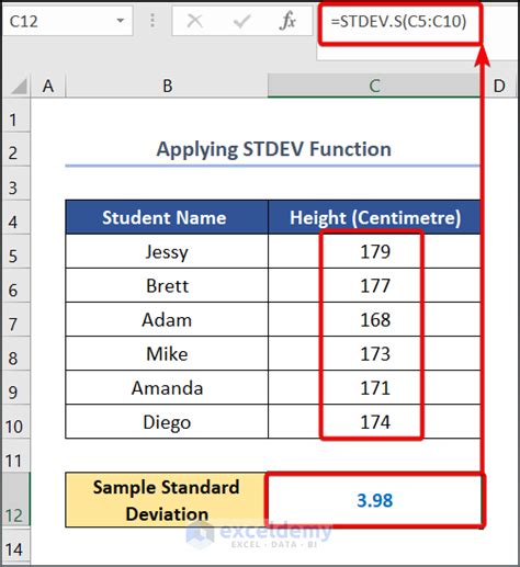 How To Calculate Variance And Standard Deviation In Excel