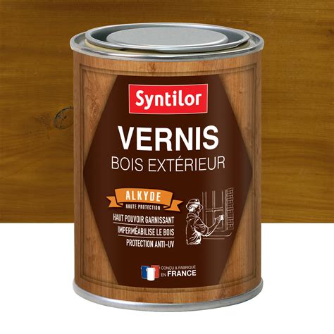 Vernis Bois Ext Rieur Syntilor Alkyde Ch Ne Fonc Brillant L