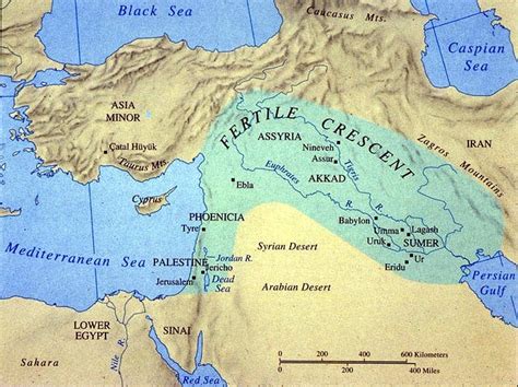 sumerians mesopotamia map