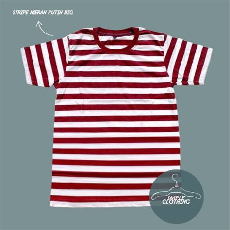 Jual Baju Belang Baju Salur Kaos Polos Kaos Stripe Baju Polos