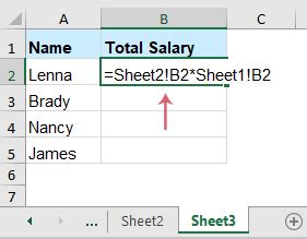 How To Multiply From Different Sheets In Excel