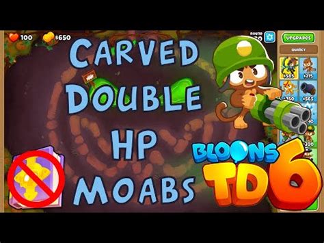 Bloons Td Carved Double Hp Moabs No Mk No Powers Used Walkthrough