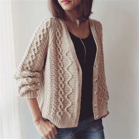 Ravelry Cabled Cardigan Pattern By Irene Lin