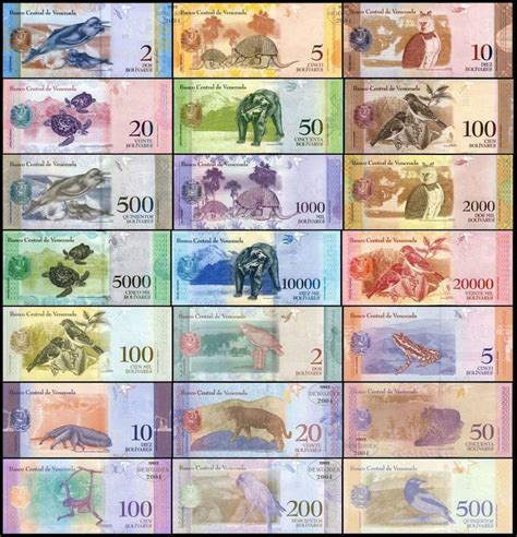 Venezuela 2 100 000 Bolivares 2 500 Soberano 21 Pcs Full Set 2007