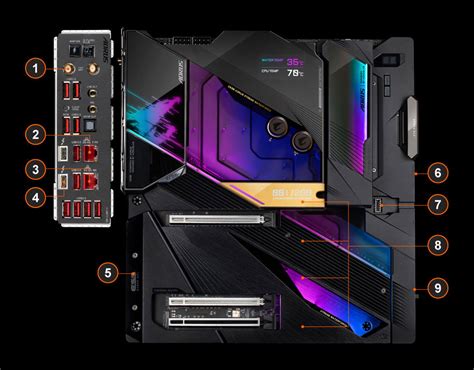 Z Aorus Xtreme Waterforce Rev Key Features Motherboard