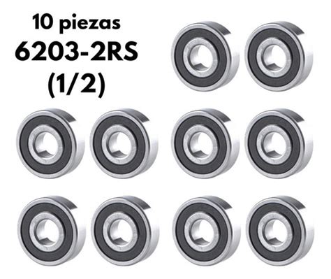 Rodamiento Balero 6203 2rs 1 2 Paquete De 10 Piezas Envío gratis