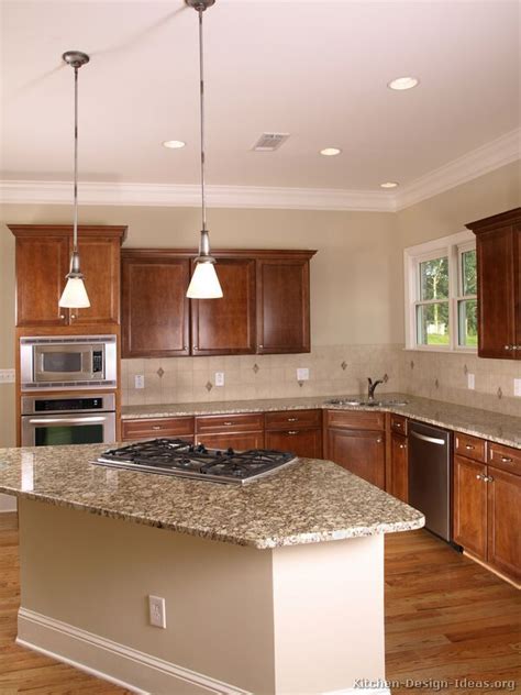 Pictures Of Kitchens Traditional Medium Wood Kitchens Cherry Color