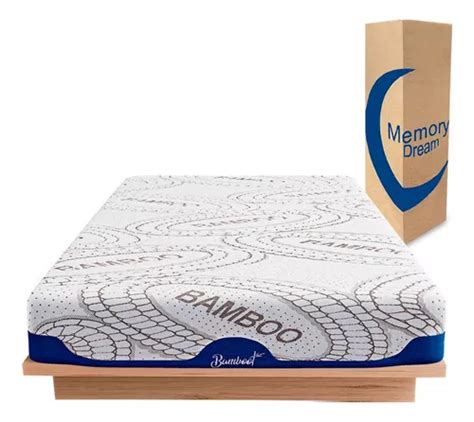 Colch N King Size De Espuma Memory Foam Dream Con Fibras De Bamboo