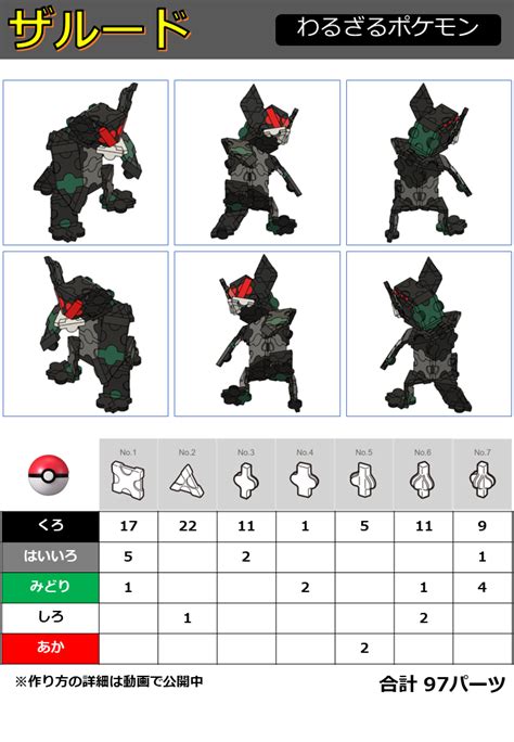 【laqラキュー × ポケモン】ザルードの作り方 現役システムエンジニアからのメッセージ