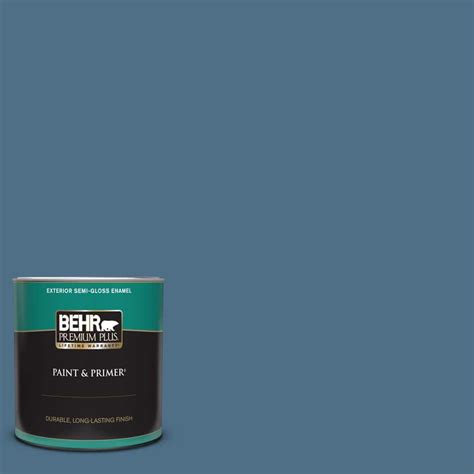 BEHR PREMIUM PLUS 1 Qt S500 6 Shipyard Semi Gloss Enamel Exterior