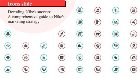 Icons Slide For Decoding Nikes Success A Comprehensive Guide To Nikes Marketing Strategy