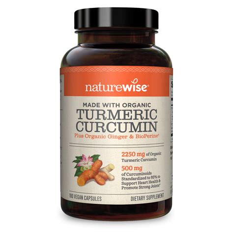 NatureWise Curcumin Turmeric 2250mg 2 Month Supply 95 Curcuminoids