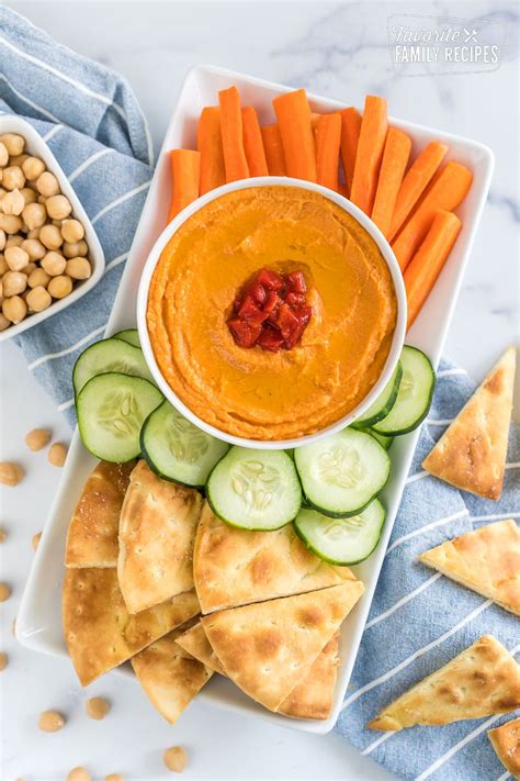 Roasted Red Pepper Hummus