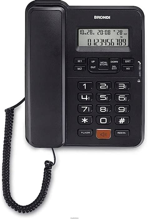 Telefon Stacjonarny Dla Senior W Przewodowy Brondi Office Desk Sklep