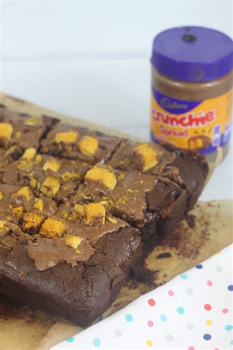 Cadbury Honeycomb Crunchie Brownie Recipe Laureny Loves