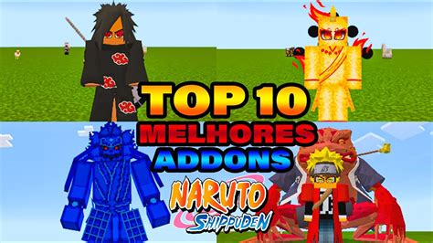 10 MELHORES ADDONS NARUTO PARA MINECRAFT PE BEDROCK 1 18 2022