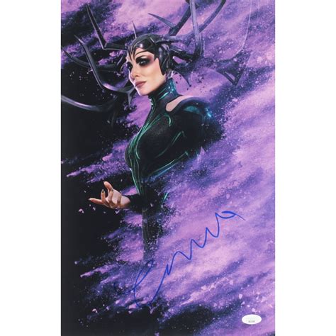 Cate Blanchett Signed Thor Ragnorak 11x17 Photo Jsa Pristine Auction