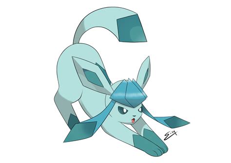 Glaceon Pokemon PNG HD Isolated PNG Mart