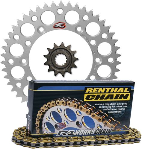 Amazon Renthal Grooved Front Ultralight Rear Sprockets R1 MX