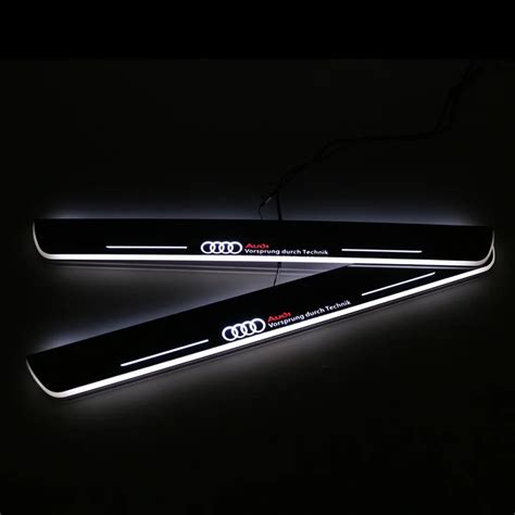 Led Door Sill For Audi A1 2013 2014 Led Moving Light Door Scuff Plate