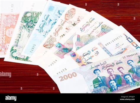 Algerian Money Dinar A Business Background Stock Photo Alamy