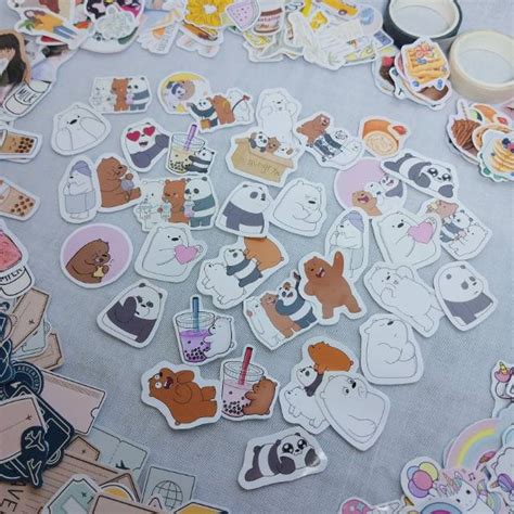 Jual Sticker We Bare Bears Pcs Sticker Aesthetic Stiker Lucu Stiker