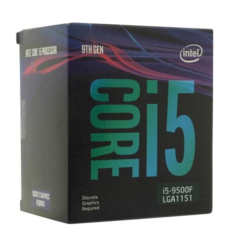 Процессор Intel I5 9500f Gza 211 30 Core I5 9 го поколения Box с кулером 6 яд 3 ГГц