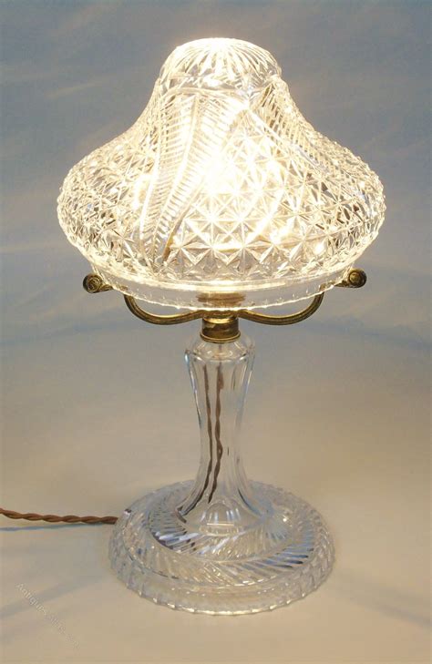 Antiques Atlas Antique Cut Crystal Glass Table Lamp