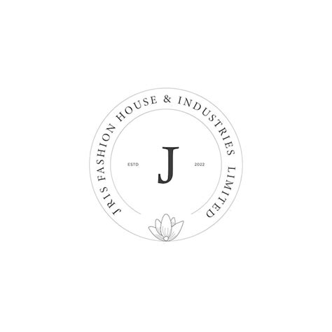 Logo De Lettre J Avec Concept Floral Créatif Pour L immobilier De