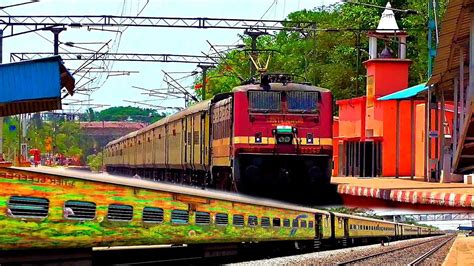 Yesvantpur Howrah Duronto Express SRC WAP4 Dangerous Track Sounds