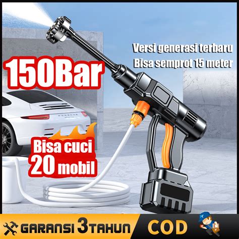 Jual Reaim 588v 150bar Jet Cleaner Mesin Cuci Mobil Baterai Alat Cuci