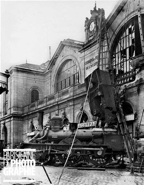 Accident De La Gare Montparnasse Paris 22 Octobre 1895 Paris