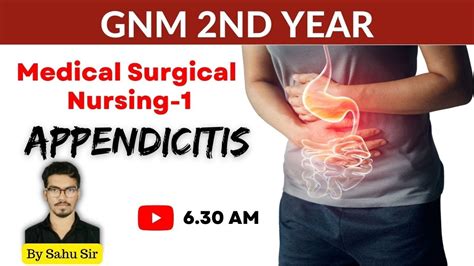 Demo Class 1 Appendicitis Community Health Nursing GNM 2nd Year