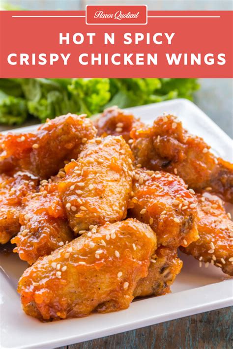 Crispy Fried Spicy Chicken Wings Recipe Flavor Quotient