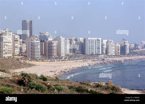 Beirut beach, Beirut, Lebanon Stock Photo - Alamy