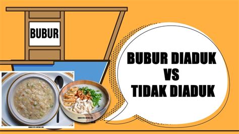 Bubur Diaduk VS Tidak Diaduk Mana Yang Jadi Juara YouTube