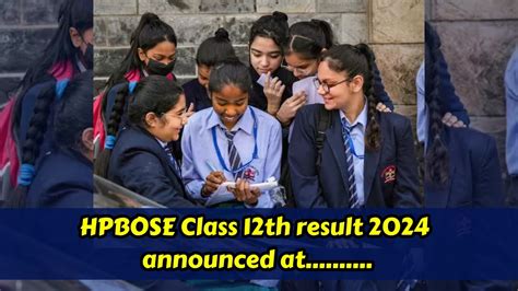 Hpbose Hp Board Th Result Live Updates Results Declared