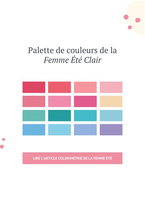 Colorimétrie Femme Été Comment trouver les couleurs qui te vont 4