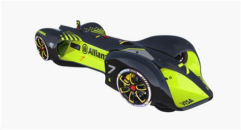 Autonomous racing car roborace 3D model | 1143039 | TurboSquid