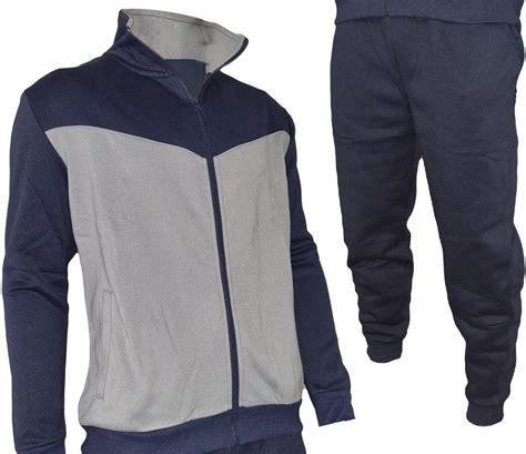 Luga PIGIAMA TUTA UOMO INVERNALE FELPATA HOMEWEAR SPORT PANTALONI FELPA