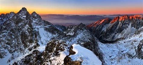 Vysoké Tatry Rysy Sunrise High Tatras Sunrise