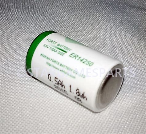 ER14250 1/2AA LITHIUM BATTERY 3.6V - Star Games Parts & Service