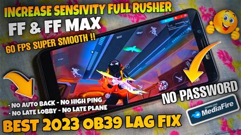 Lag Fix Play Free Fire Ob Free Fire Lag Fix Config Free Fire Max